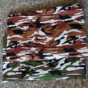 3 Yards Fabric Tiger Stripe Style Camouflage Desert Brown Jungle Green